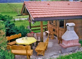 Gartenhaus mit Grillm&ouml;glichkeit